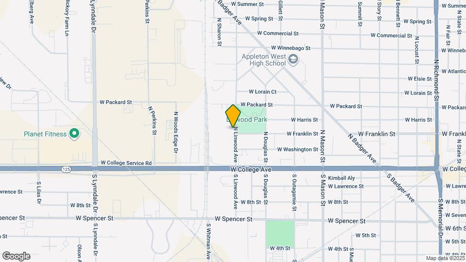 301 N Linwood Ave Map and Location Details