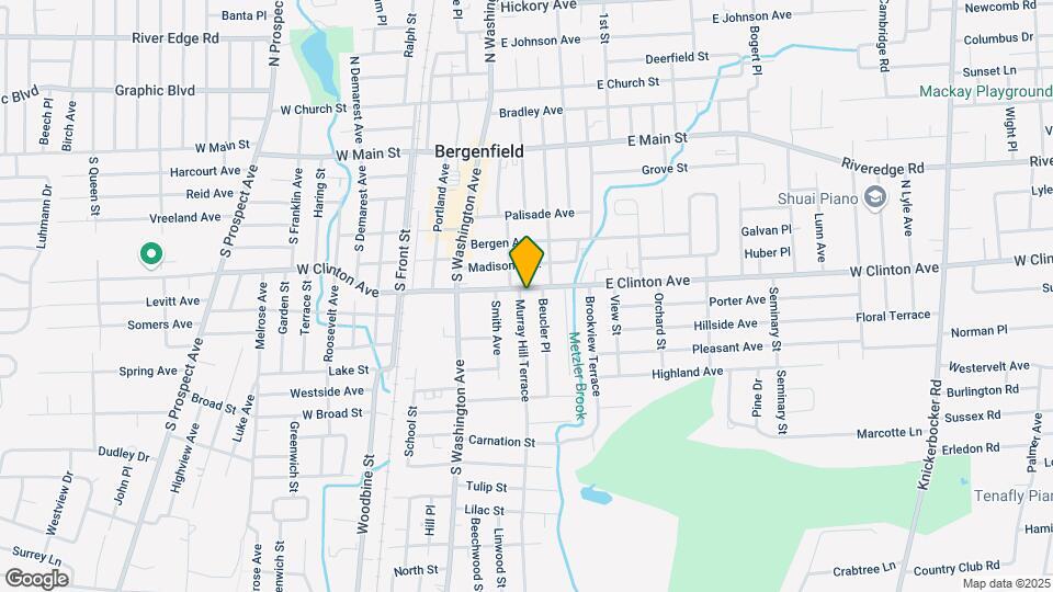 Bergenfield New Jersey Map and Location Details