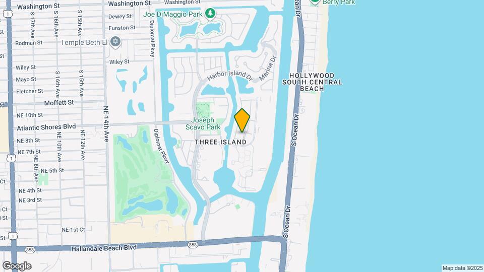 707 NE 27th Ave Map and Location Details