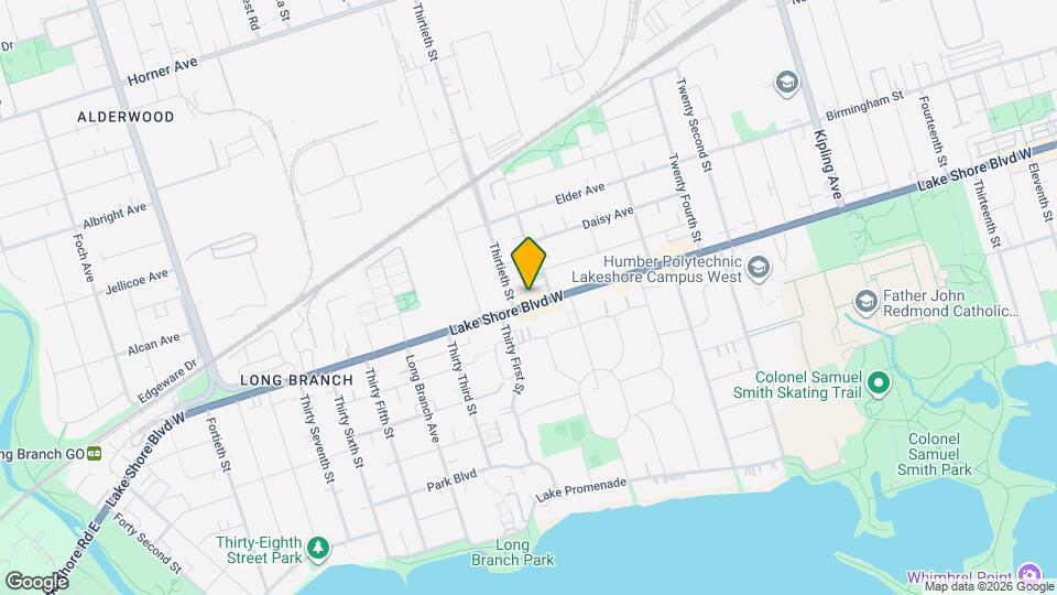 3430 Lake Shore Blvd W Map and Location Details