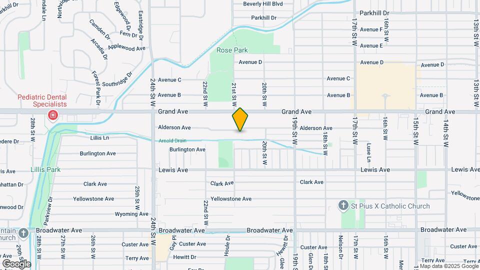 2028 Alderson Ave Map and Location Details