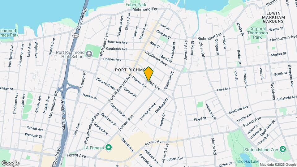 347 Heberton Ave Mapa y Detalles de la Ubicación