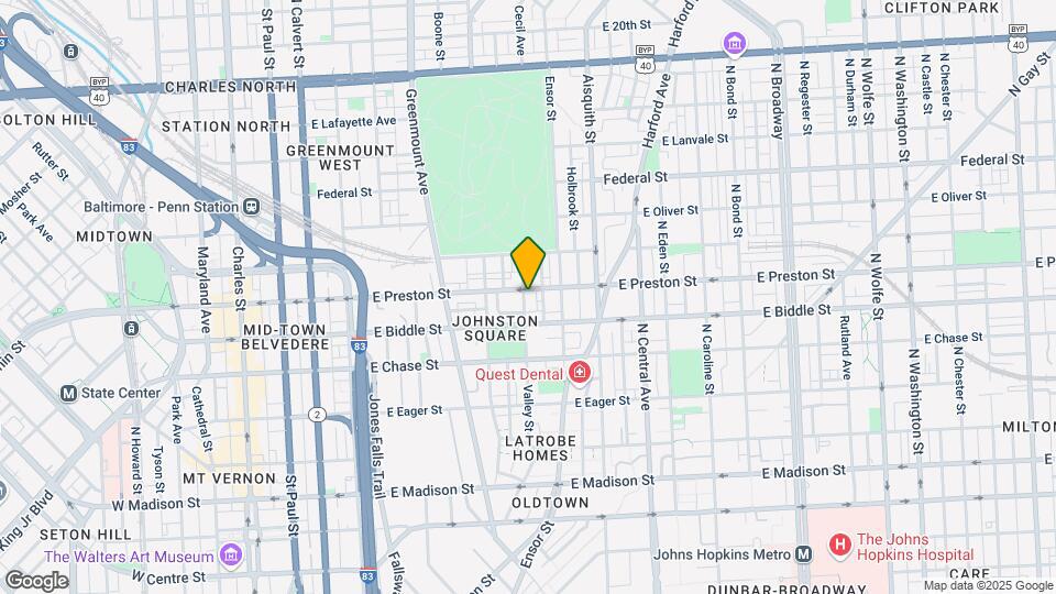 1223 Valley St Map and Location Details