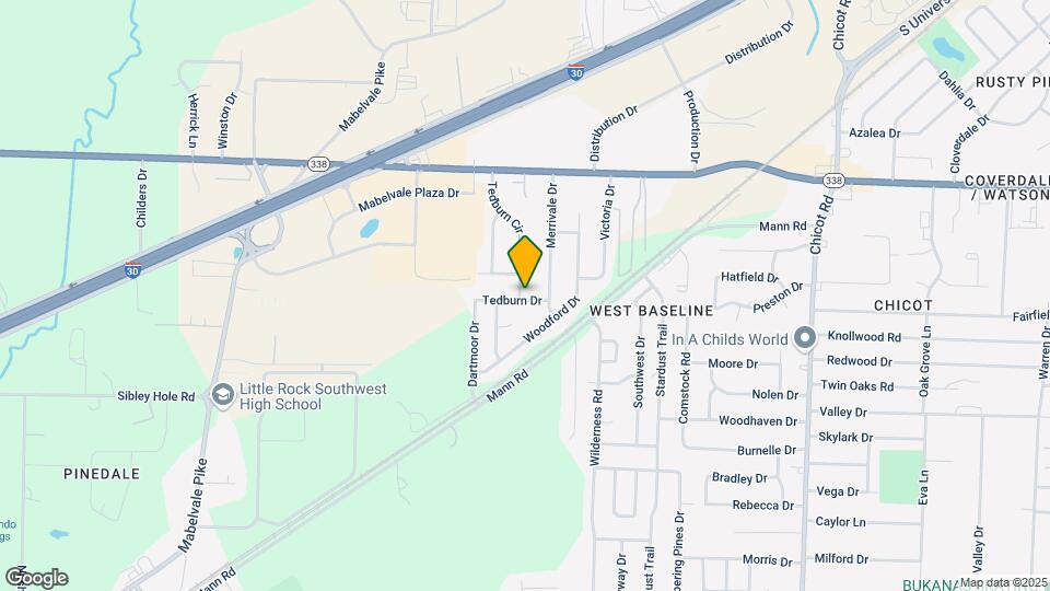 8522 Tedburn Dr Map and Location Details