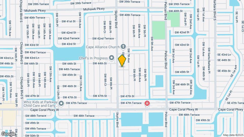 4414 SW 7th Pl Map and Location Details