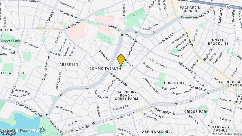 300 Allston St Map and Location Details