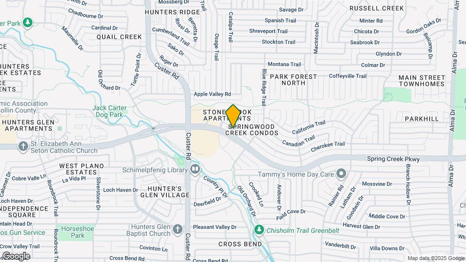 1809 W Spring Creek Pkwy Map and Location Details