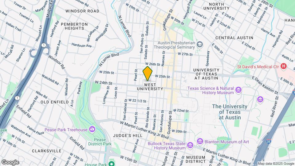 2402 Rio Grande St Map and Location Details