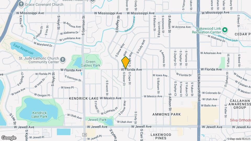 8624 W Florida Ave Map and Location Details