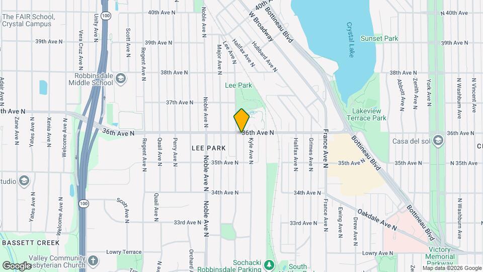 4421 36th Ave N Map and Location Details