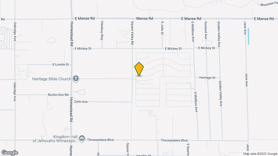 3543 E Wallowa Dr Map and Location Details