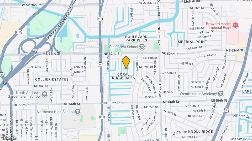 5830 NE 14th Way Map and Location Details