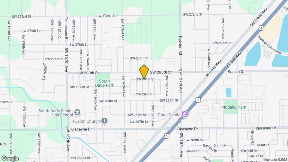 27559 SW 159th Pl Map and Location Details