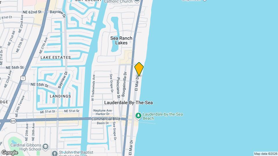 Tabu Beach Apartments Map and Location Details