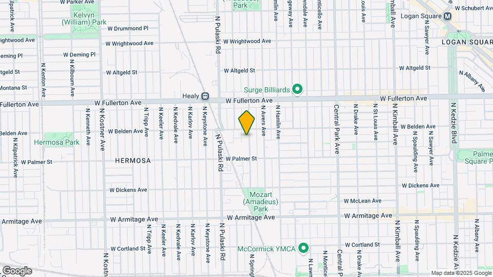 2244 N Springfield Ave Map and Location Details