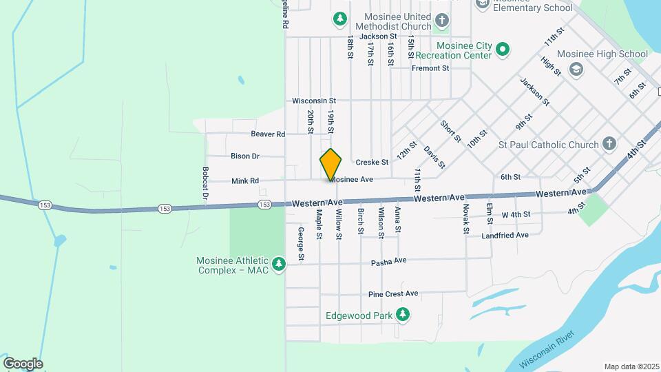 1202 Mosinee Ave Map and Location Details