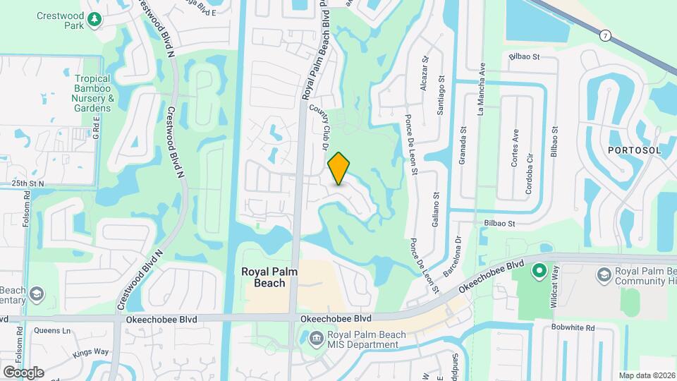 1501 Palm Beach Trace Dr Map and Location Details