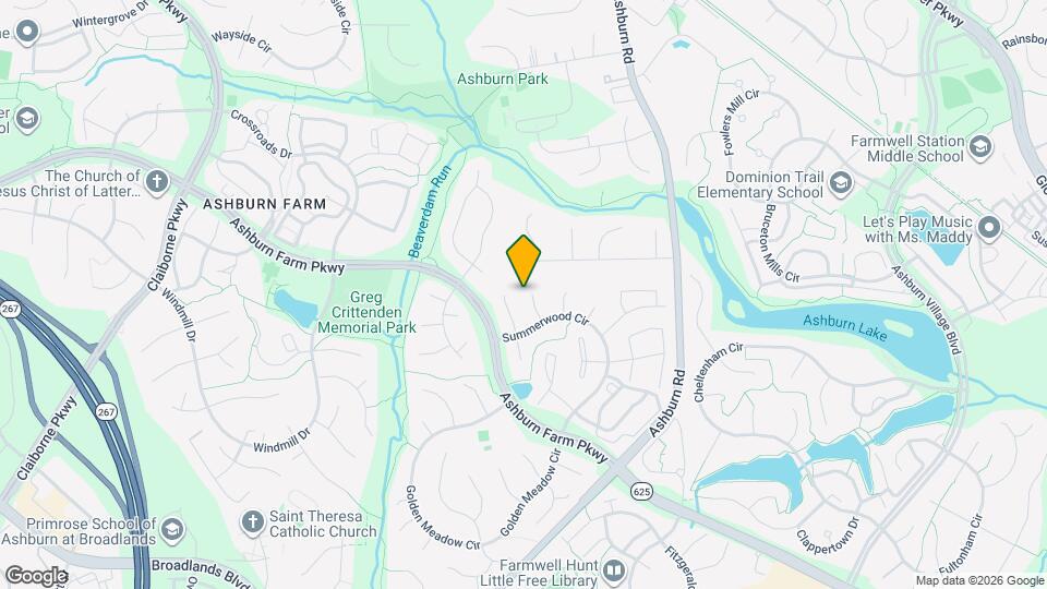 21111 Deep Furrow Ct Map and Location Details