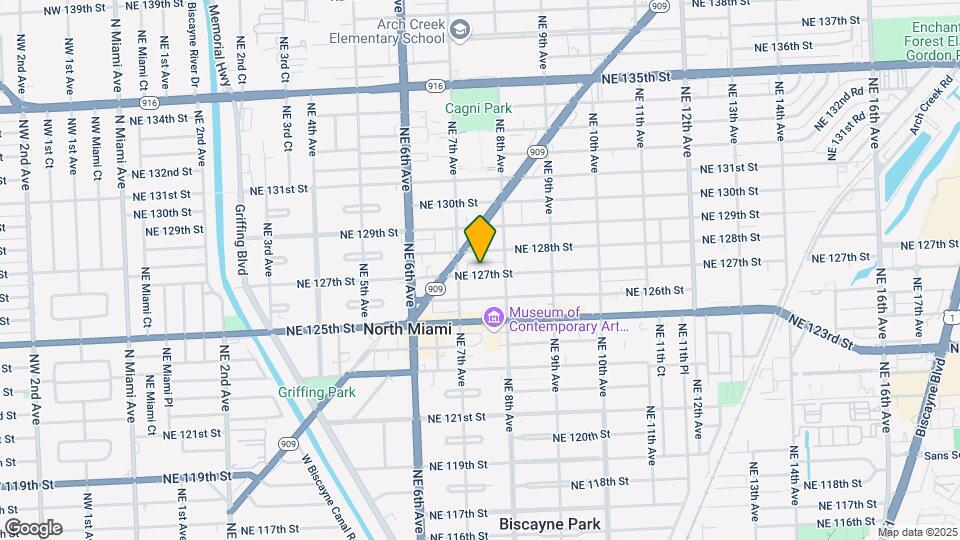 737 NE 127th St Map and Location Details