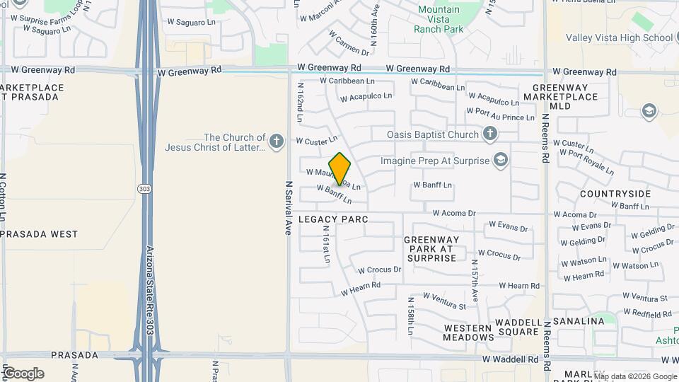 16142 W Banff Ln Map and Location Details