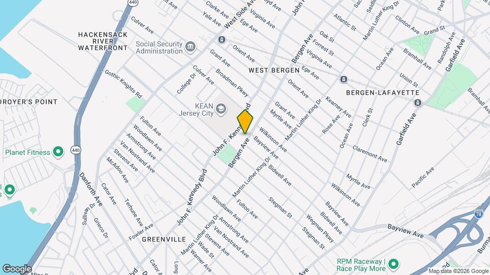 165 Bergen Ave Mapa y Detalles de la Ubicación