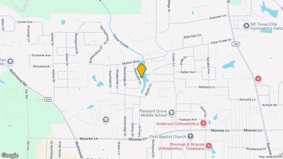 6026 Pleasant Ln Map and Location Details