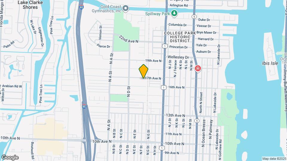 1211 17th Ave N, Unit C Map and Location Details