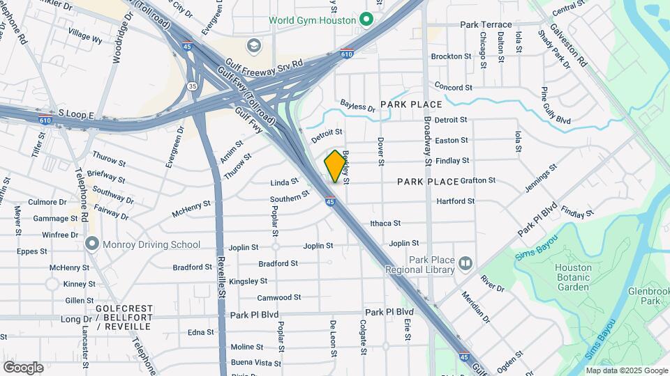 7527 Gulf Fwy, Unit 22 Map and Location Details