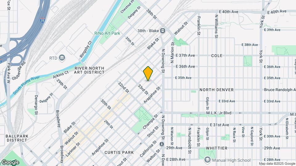 3341 Lawrence St Map and Location Details