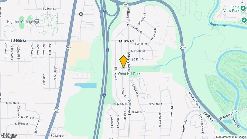 24340 35th Pl S Map and Location Details