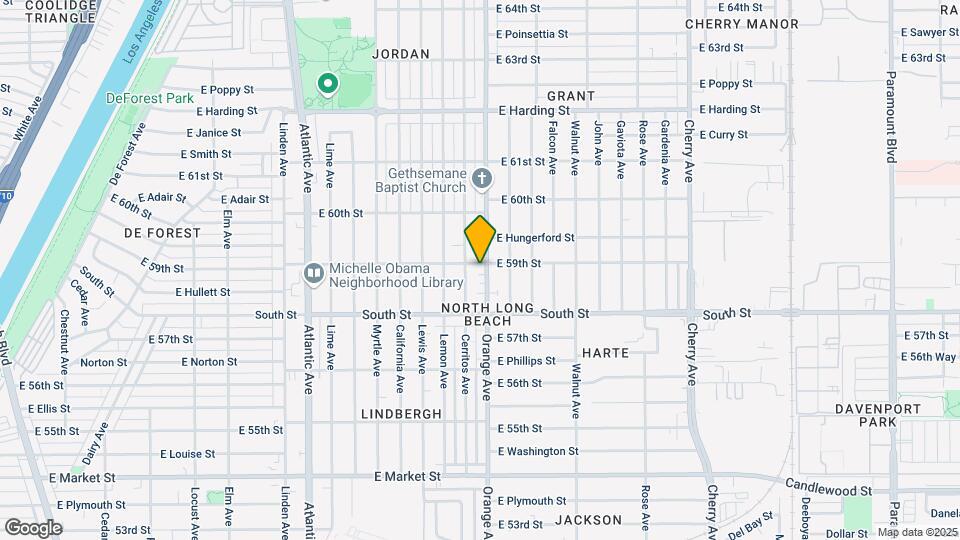 5895 Orange Ave Map and Location Details