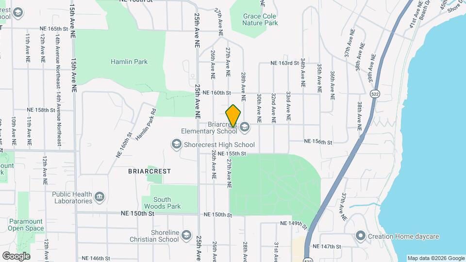 15544 27th Ave NE Map and Location Details