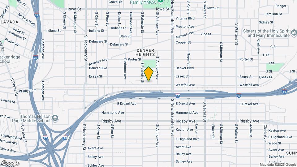 725 Westfall Ave Map and Location Details