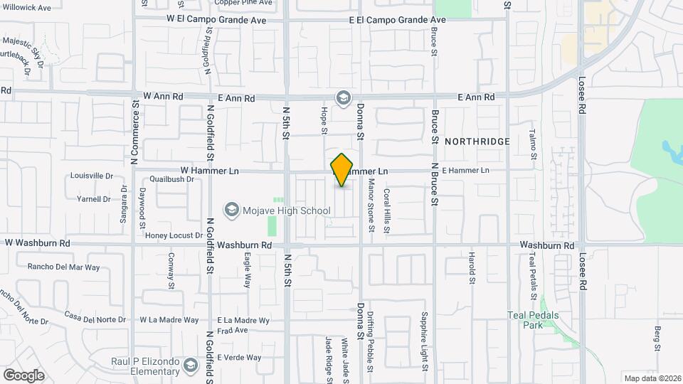 5333 N Carlsbad Heights St Map and Location Details