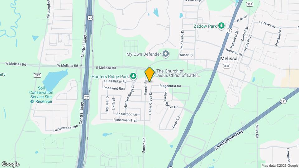 2511 Cedar Creek Dr Map and Location Details
