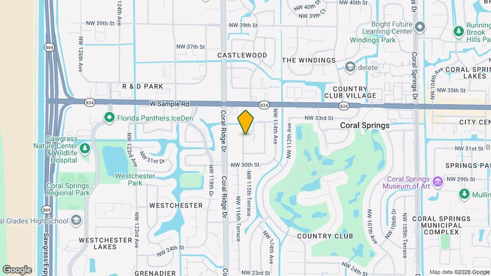 3165 NW 116th Ave Map and Location Details