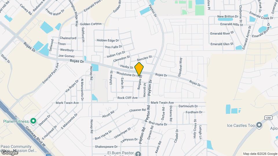 12886 Woolstone Dr Map and Location Details