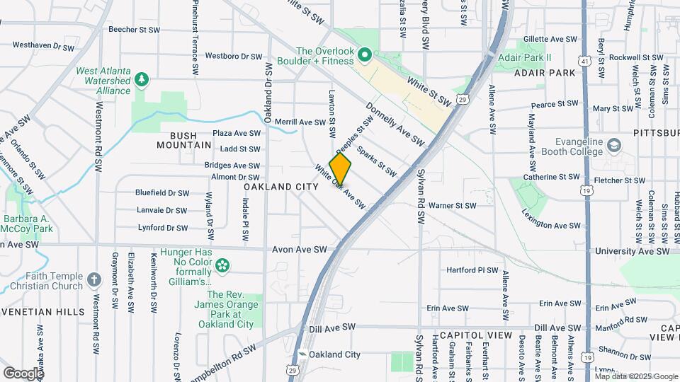 1066 White Oak Ave SW Map and Location Details