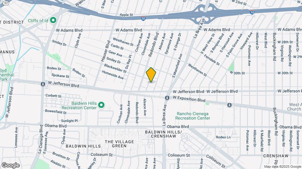 3012 Alsace Ave Map and Location Details
