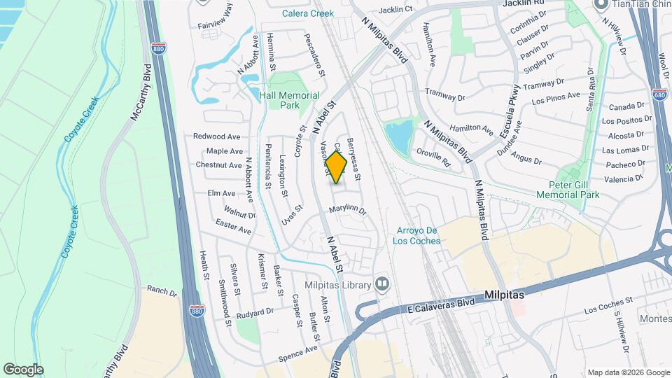 650 Vasona St Mapa y Detalles de la Ubicación