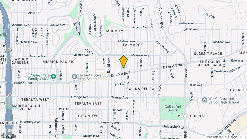 4421 Estrella Ave Mapa y Detalles de la Ubicación