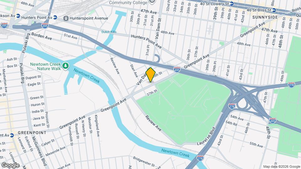 32-31 Greenpoint Ave Mapa y Detalles de la Ubicación