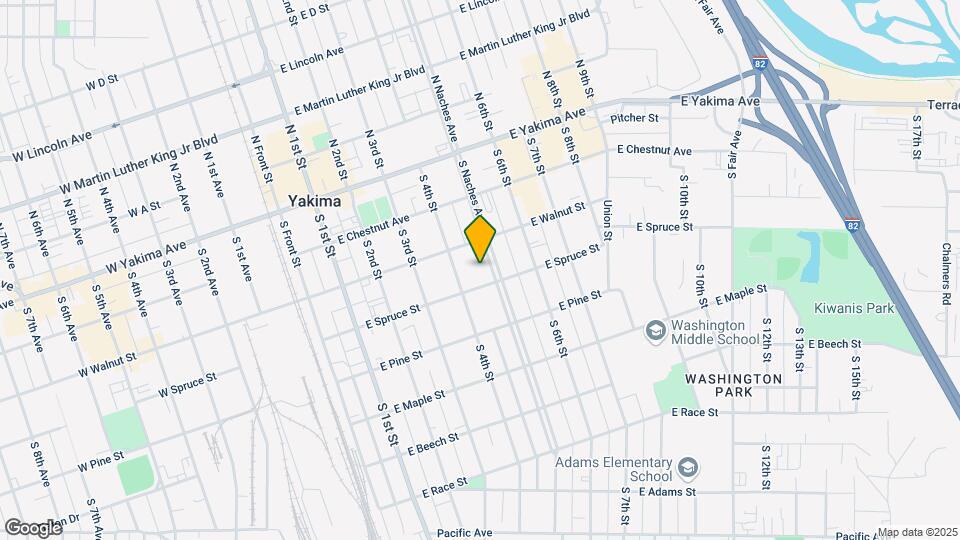 210 S Naches Ave Mapa y Detalles de la Ubicación
