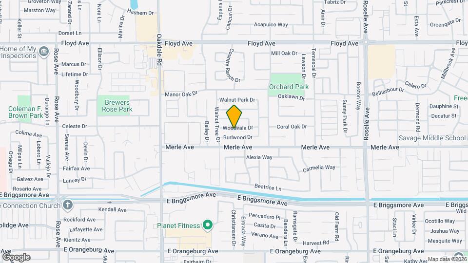 2428 Woodvale Dr Mapa y Detalles de la Ubicación
