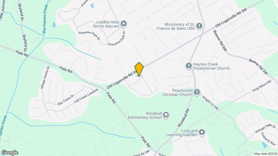 1895 Logan Ridge Cir Mapa y Detalles de la Ubicación