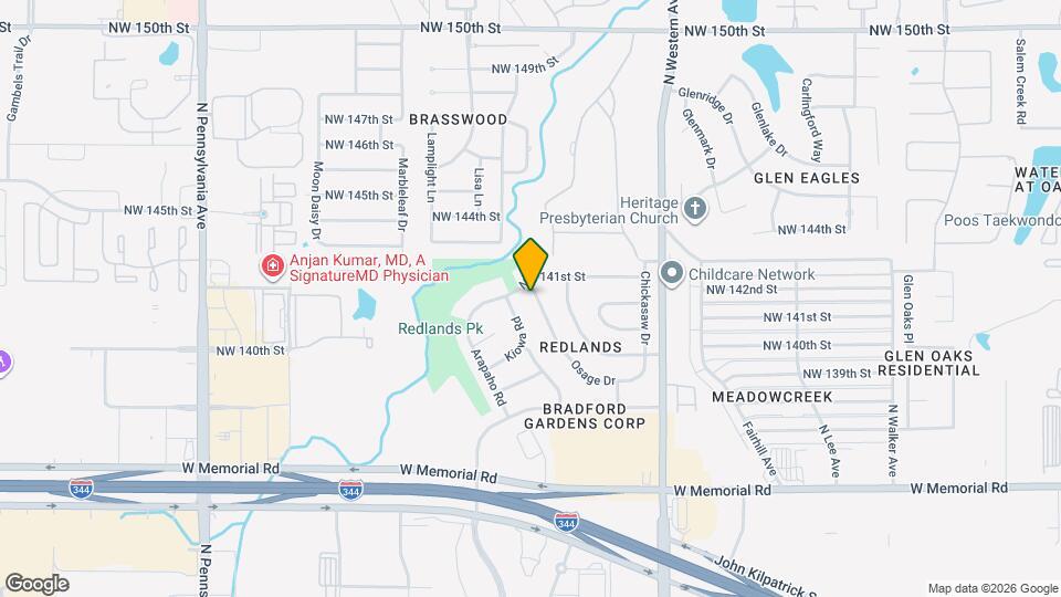 14125 Osage Dr Map and Location Details