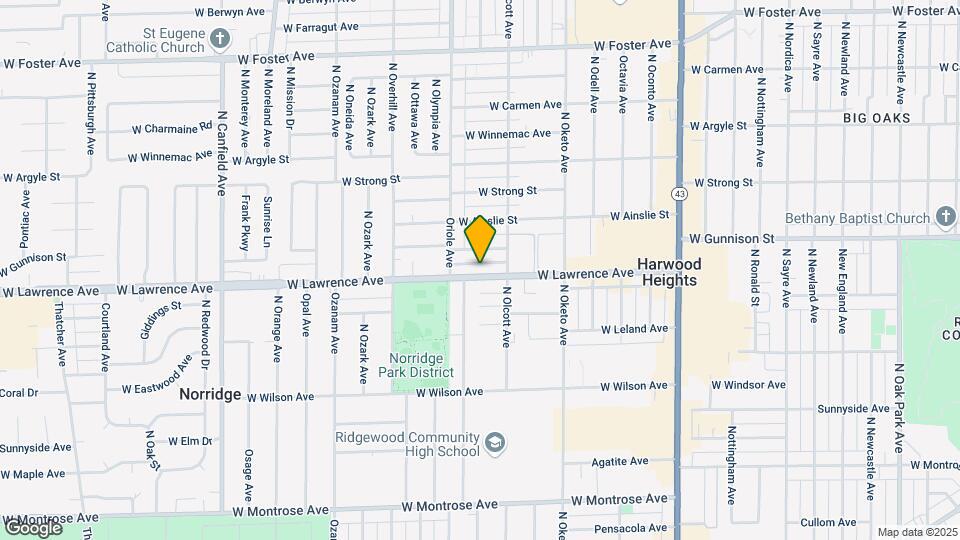7518-7520 W Lawrence Ave Map and Location Details