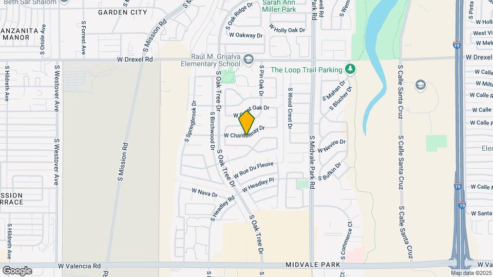 1801 W Chardonnay Dr Map and Location Details