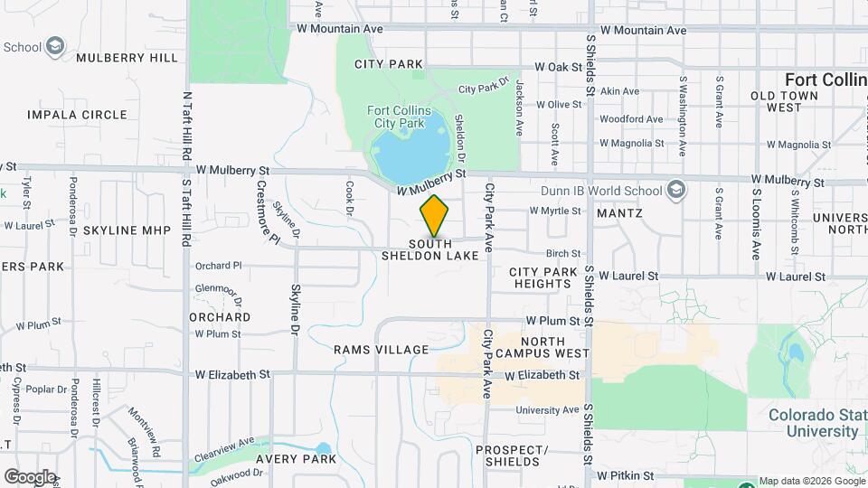 1525 Crestmore Pl Map and Location Details