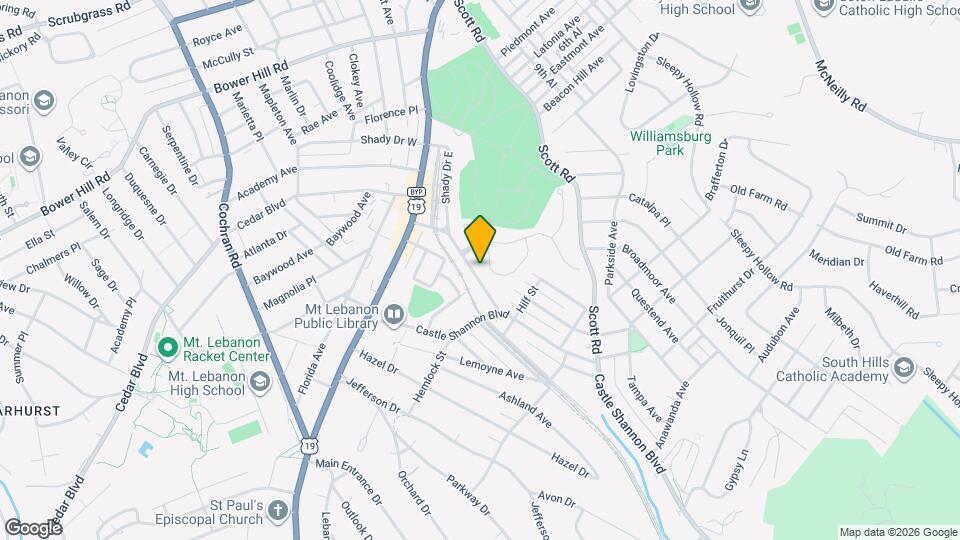 751 Shady Dr E Map and Location Details